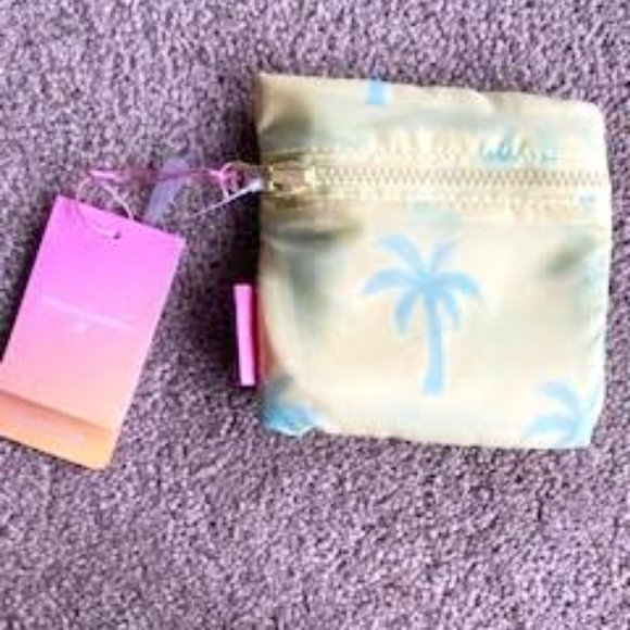 Reusable Tote Bag Light Yellow/Green Palm Trees - Stoney Clover Lane x Target - Picture 1 of 1